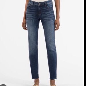 KUT FROM THE KLOTH Catherine mid rise slouchy boyfriend jeans, size 12